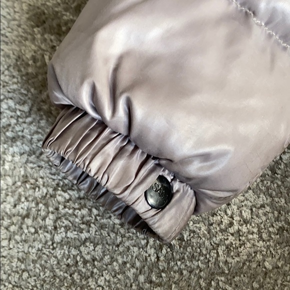 SAM Girl Puffer Coat with real fur size 18-24m - Picture 4 of 11